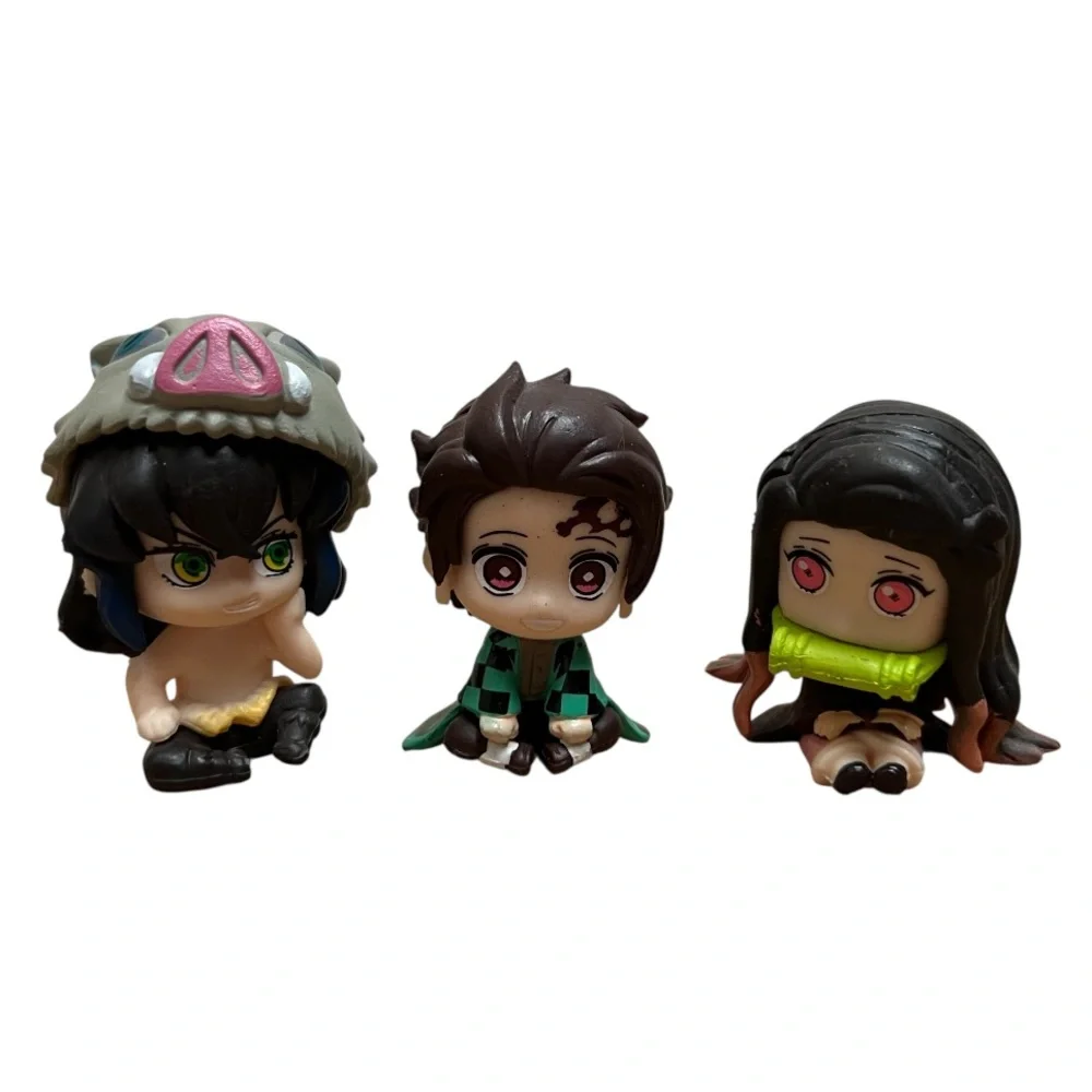 Demon Slayer Mini Figures Toy Japanese Anime from a Blind Box
